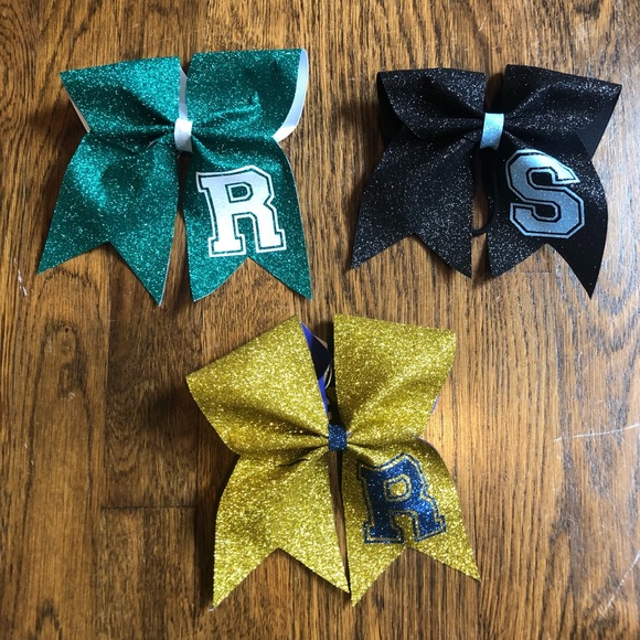 Other - Handmade School Glittery Hair Bows